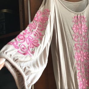 NWOT INC International Concepts Cold-Shoulder Top, Size S